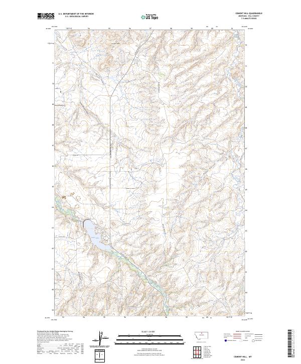 Cement Hill topographic map thumbnail