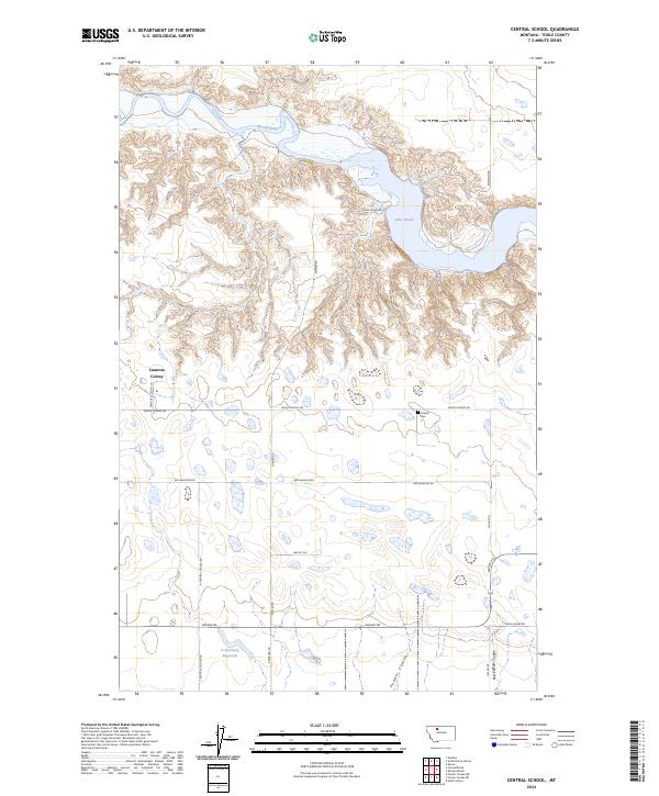 Central School topographic map thumbnail