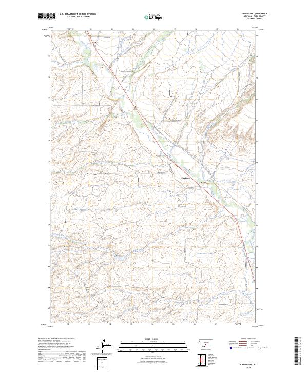 Chadborn topographic map thumbnail