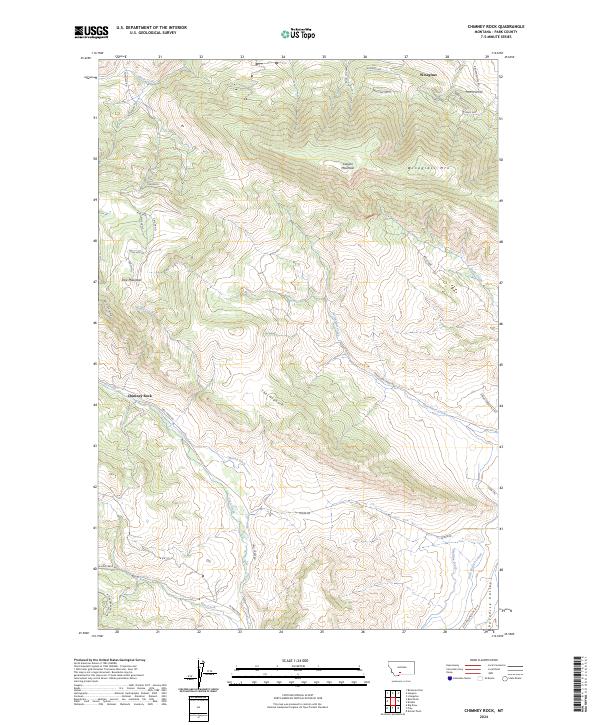 Chimney Rock topographic map thumbnail