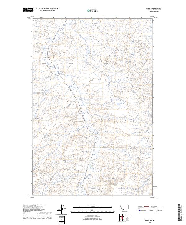 Christina topographic map thumbnail