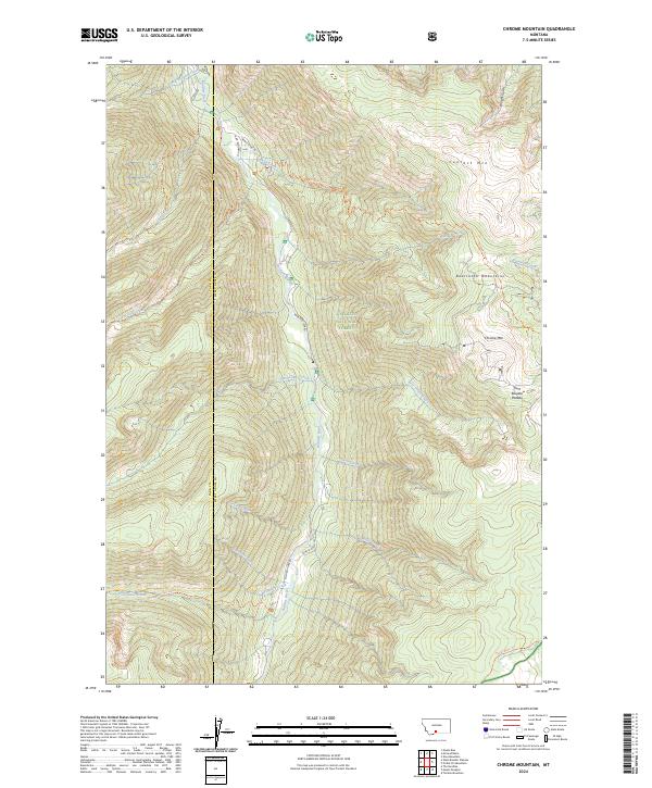 Chrome Mountain topographic map thumbnail