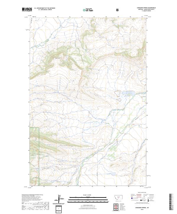 Cinnamon Spring topographic map thumbnail