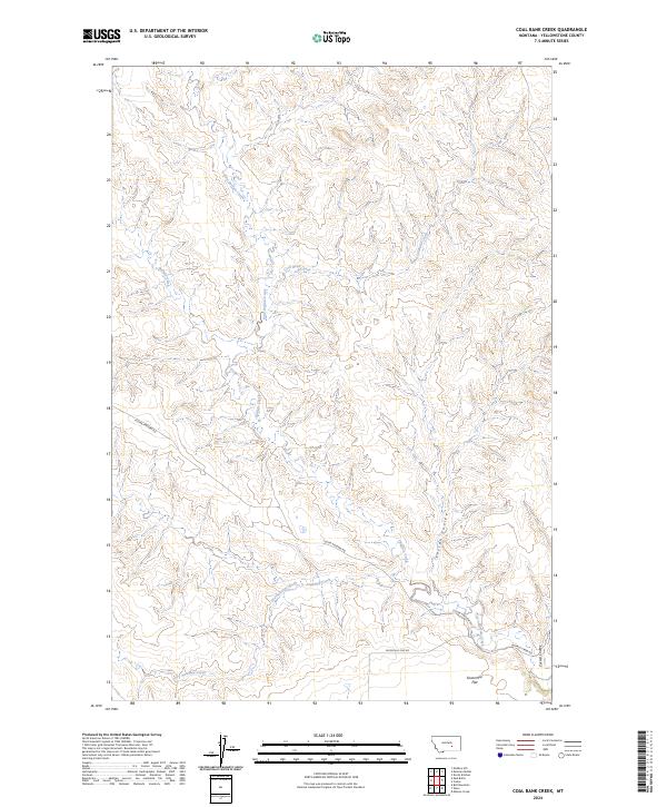 Coal Bank Creek topographic map thumbnail