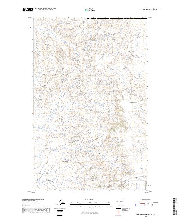 Coal Mine Creek East topographic map thumbnail