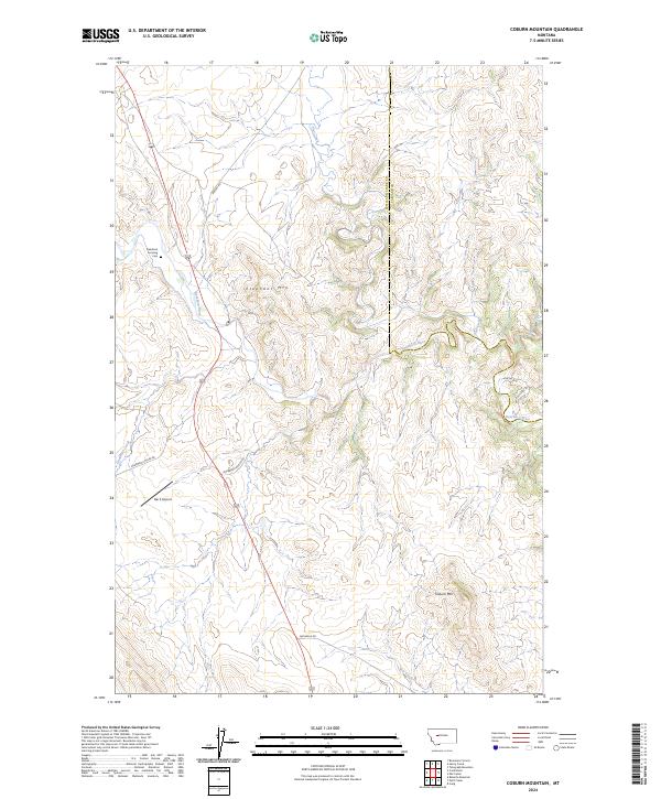 Coburn Mountain 2024 topographic map thumbnail