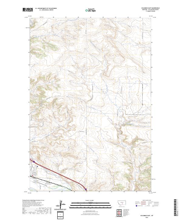 Columbus East topographic map thumbnail