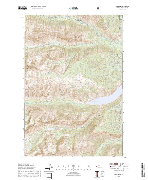 Como Peaks 2024 topographic map thumbnail