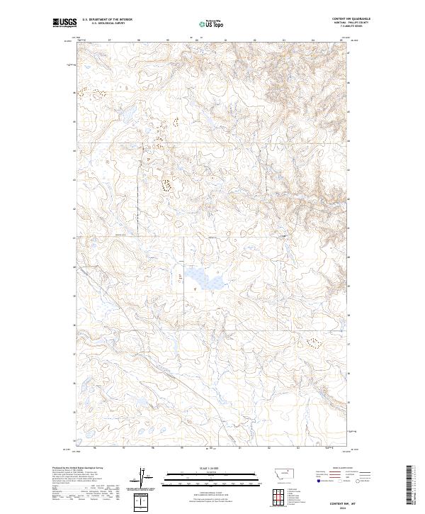 Content NW topographic map thumbnail