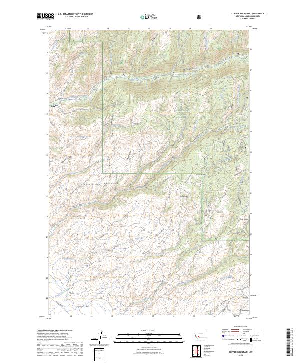 Copper Mountain topographic map thumbnail