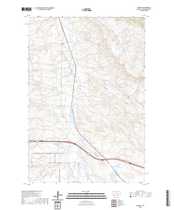 Corinth topographic map thumbnail