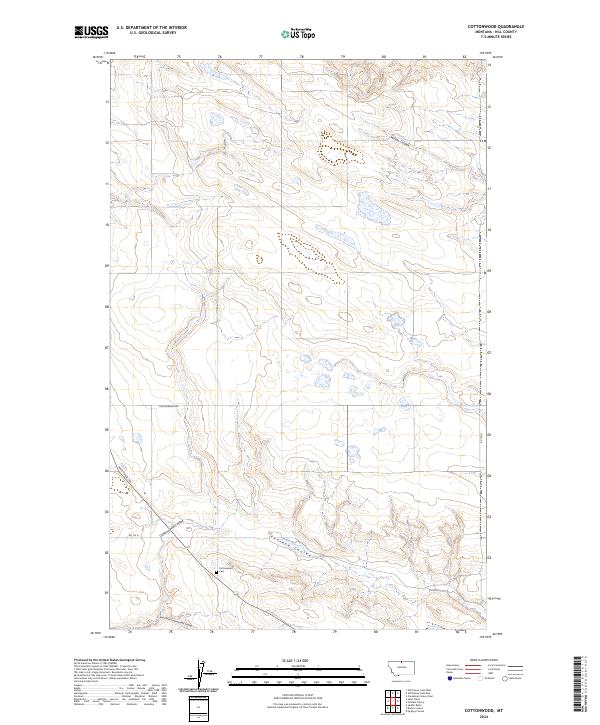 Cottonwood topographic map thumbnail