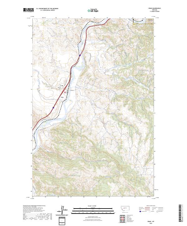 Craig topographic map thumbnail