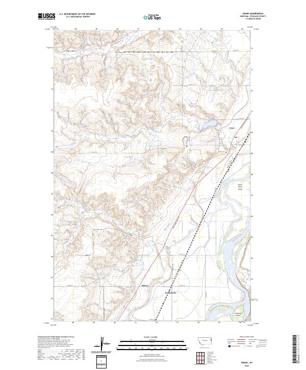 Crane topographic map thumbnail