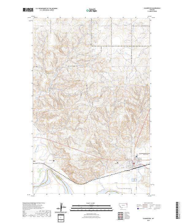 Culbertson topographic map thumbnail
