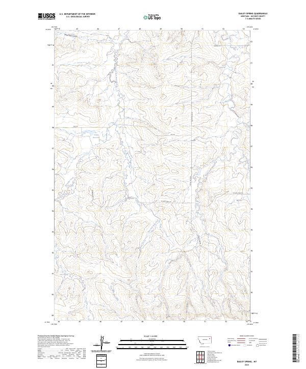 Dailey Spring 2024 topographic map thumbnail