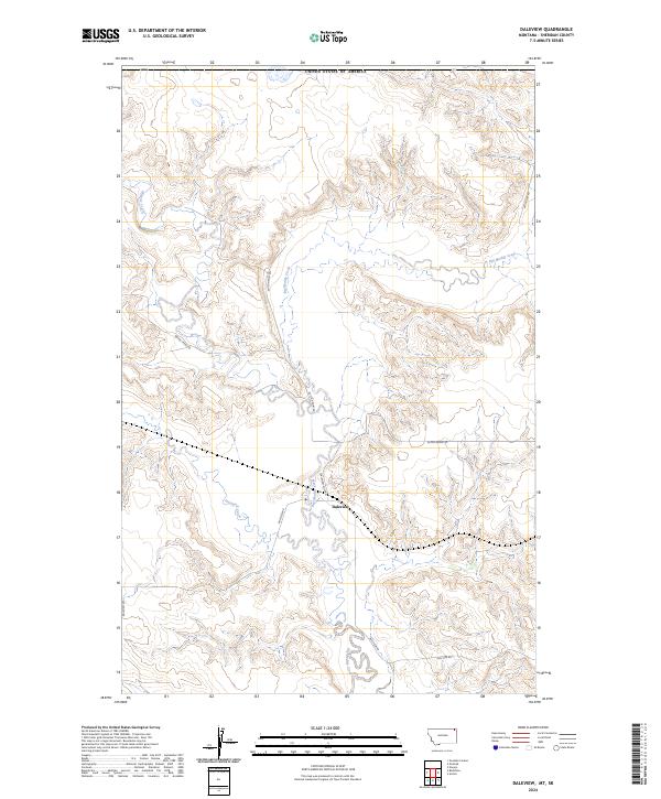 Daleview topographic map thumbnail