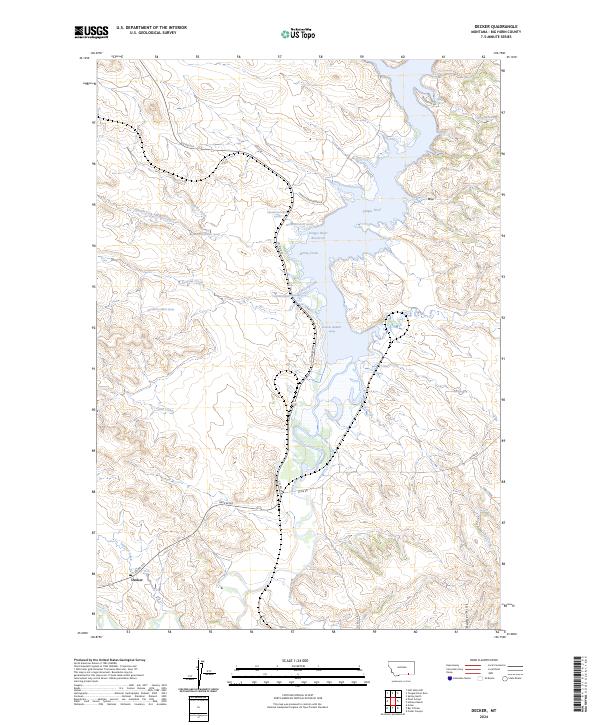 Decker 2024 topographic map thumbnail