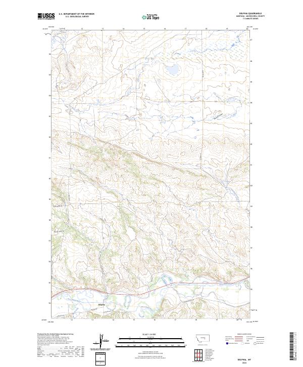Delphia topographic map thumbnail