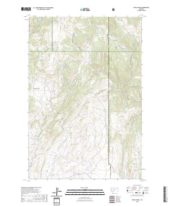Devils Fence 2024 topographic map thumbnail