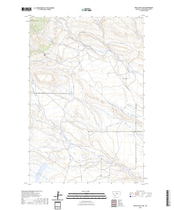 Devils Hole Lake topographic map thumbnail