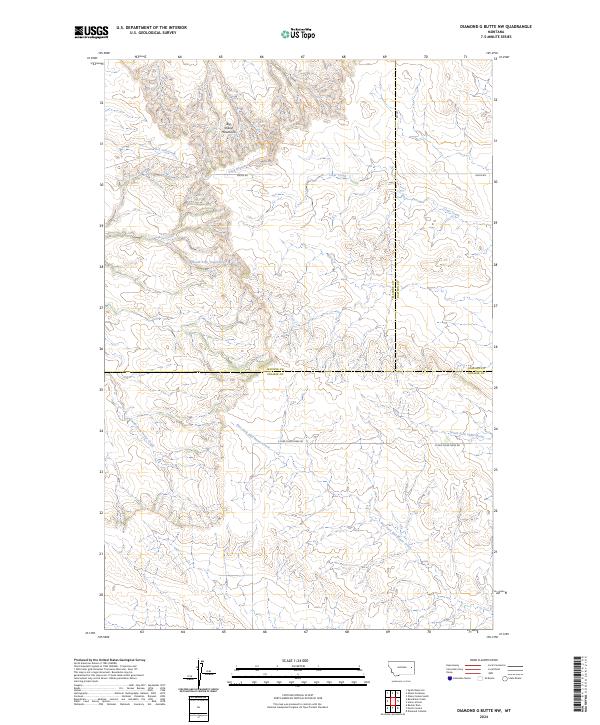Diamond G Butte NW topographic map thumbnail