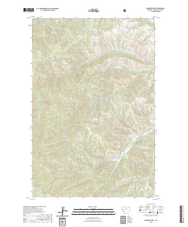 Diamond Point topographic map thumbnail