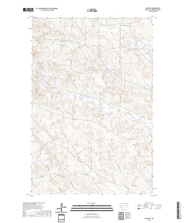 Dice Dam 2024 topographic map thumbnail