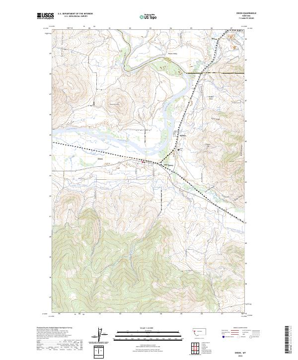 Dixon topographic map thumbnail
