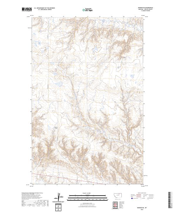 Dodson NE topographic map thumbnail