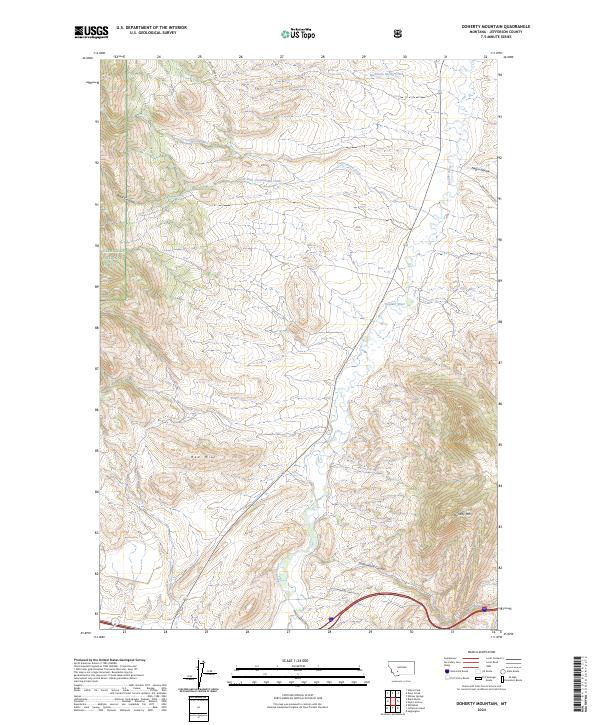 Doherty Mountain topographic map thumbnail