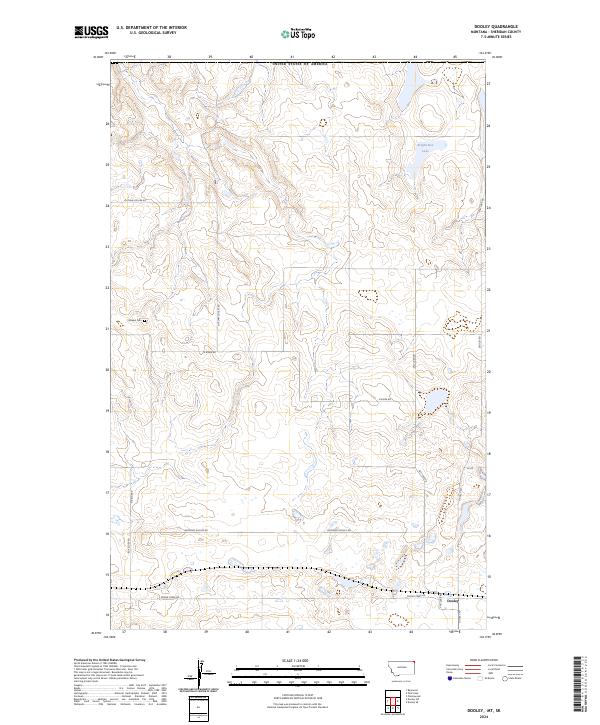 Dooley 2024 topographic map thumbnail