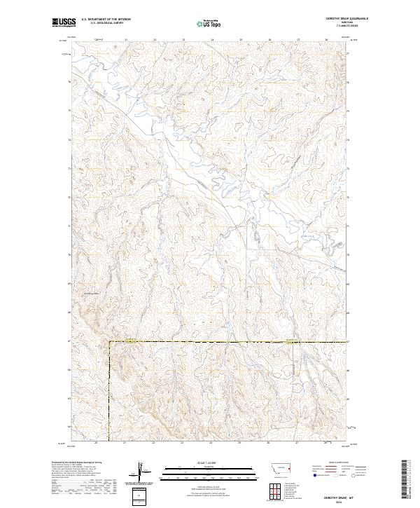 Dorothy Draw topographic map thumbnail