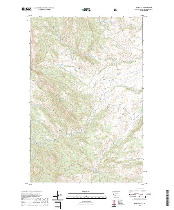 Double Falls 2024 topographic map thumbnail