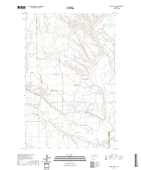 Double S Hill topographic map thumbnail