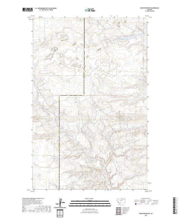 Down Reservoir topographic map thumbnail