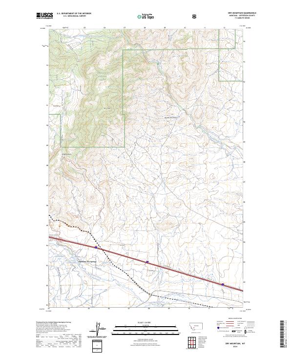 Dry Mountain 2024 topographic map thumbnail