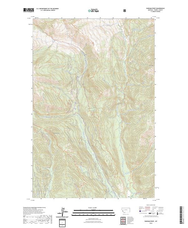 Dunham Point topographic map thumbnail