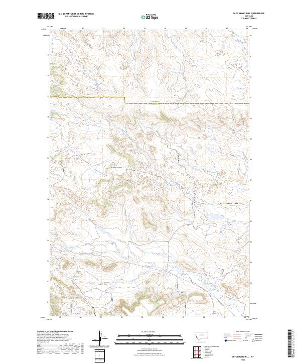Dutchmans Hill topographic map thumbnail