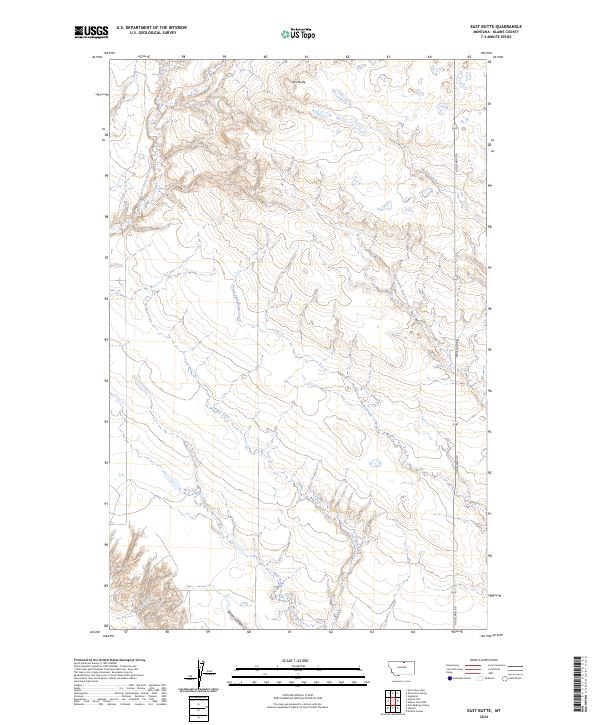 East Butte topographic map thumbnail