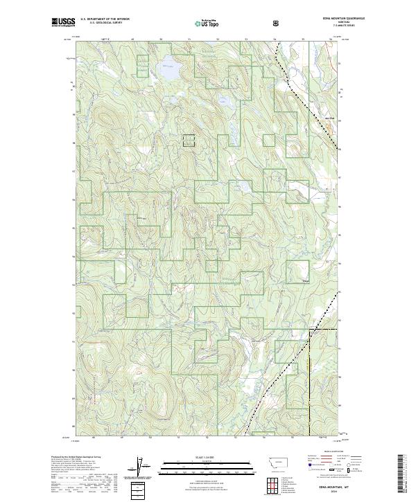 Edna Mountain 2024 topographic map thumbnail