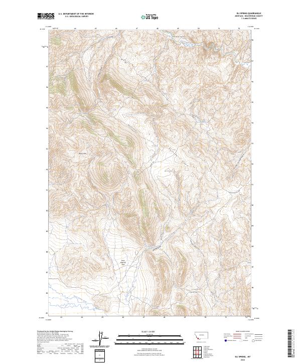 Eli Spring topographic map thumbnail