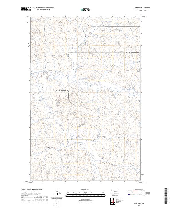 Elmdale SW topographic map thumbnail