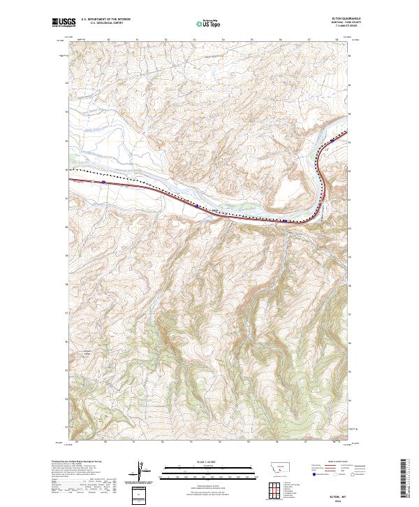 Elton topographic map thumbnail