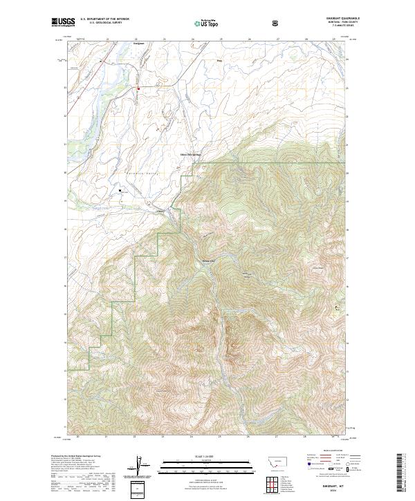 Emigrant topographic map thumbnail