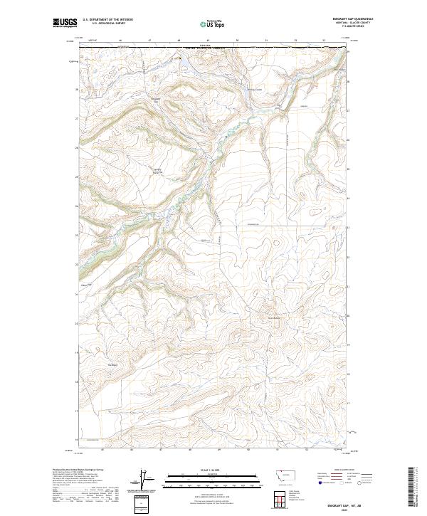 Emigrant Gap 2023 topographic map thumbnail