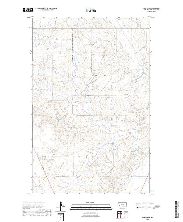 Fairview SW topographic map thumbnail