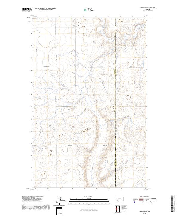Faris School topographic map thumbnail