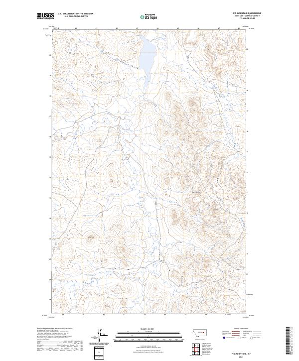 Fig Mountain topographic map thumbnail