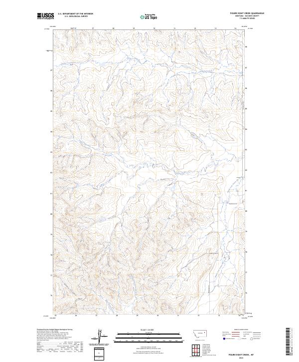 Figure Eight Creek topographic map thumbnail